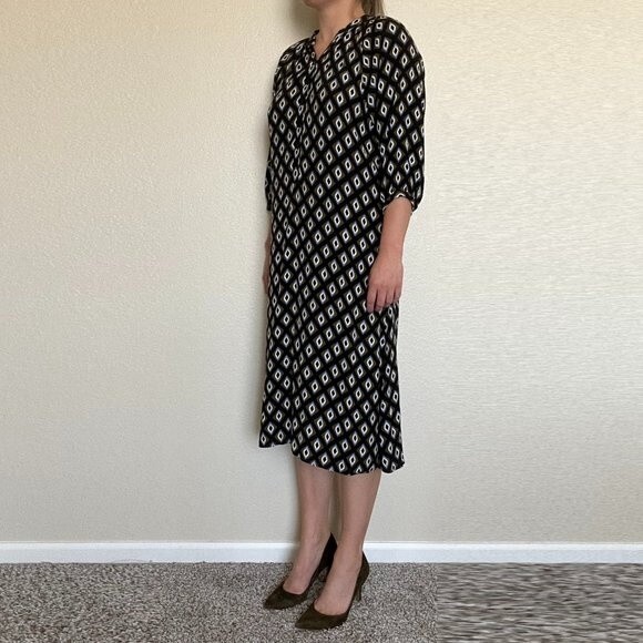 Zara Printed Dress Size S - Picture 2 of 7